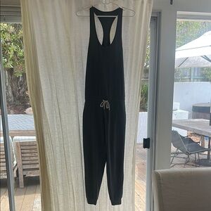 Vuori Blue Sleeveless Jumpsuit